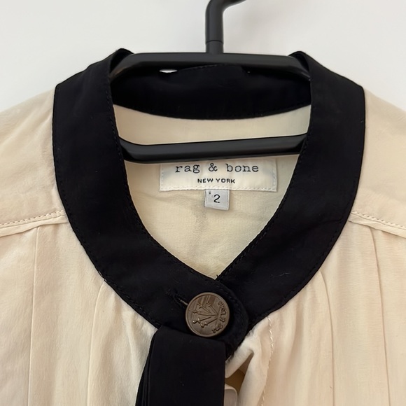 RAG & BONE SILK SLEEVELESS BLOUSE - Picture 2 of 7